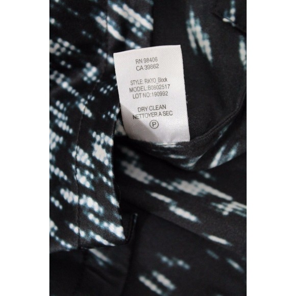 Theory Rikyo Tank Top S Ruffled Black Indigo‎ silk Peplum career lux artsy - Picture 7 of 9